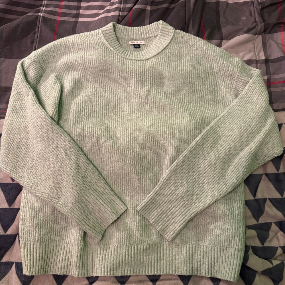 American Eagle Outfitters Mint Crewneck Sweater